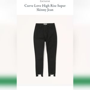 Abercrombie & Fitch jeans curve love 26 short or 2 short
